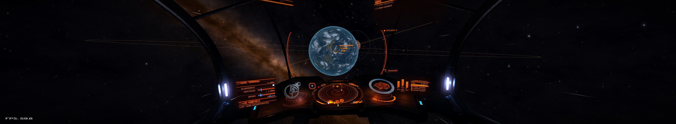 Ist das die Erde? Nein, erdähnlicher Planet im System LHS 1348 in der Nähe der Haxel Station.
